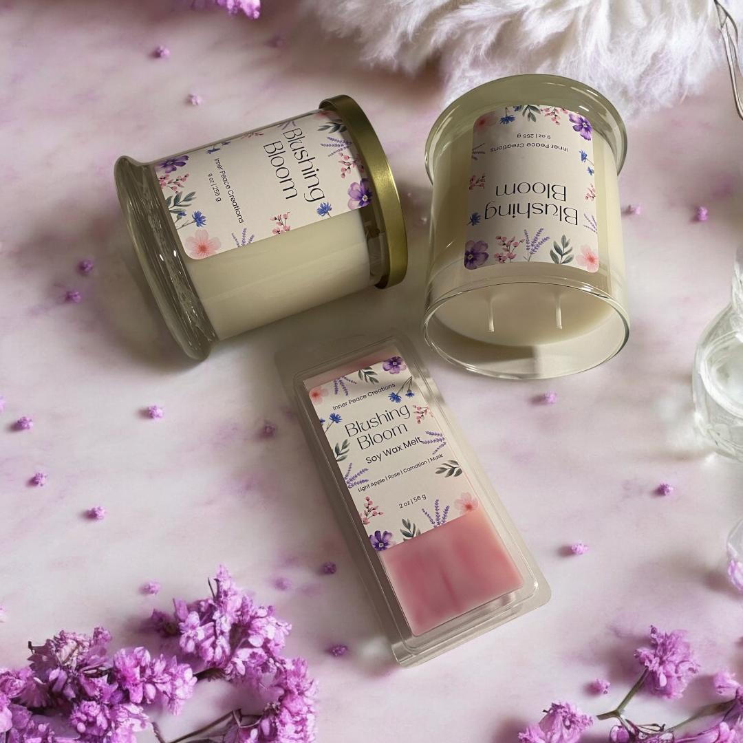 Blushing Bloom Candle