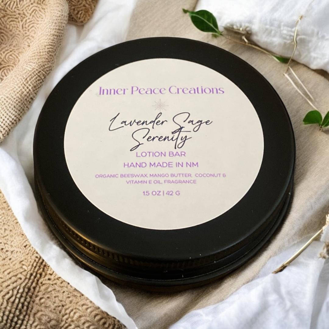 Lavender Sage Serenity Solid Lotion Bar