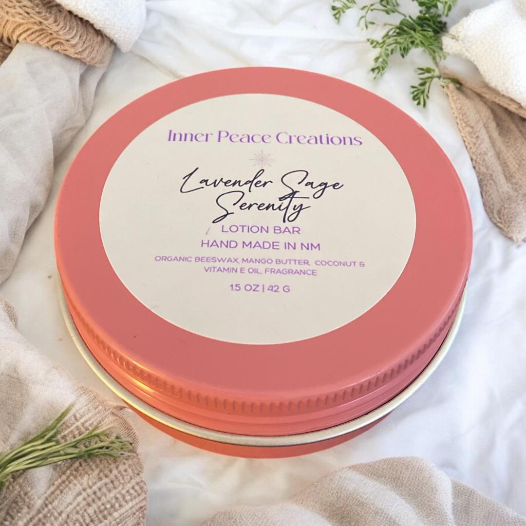 Lavender Sage Serenity Solid Lotion Bar