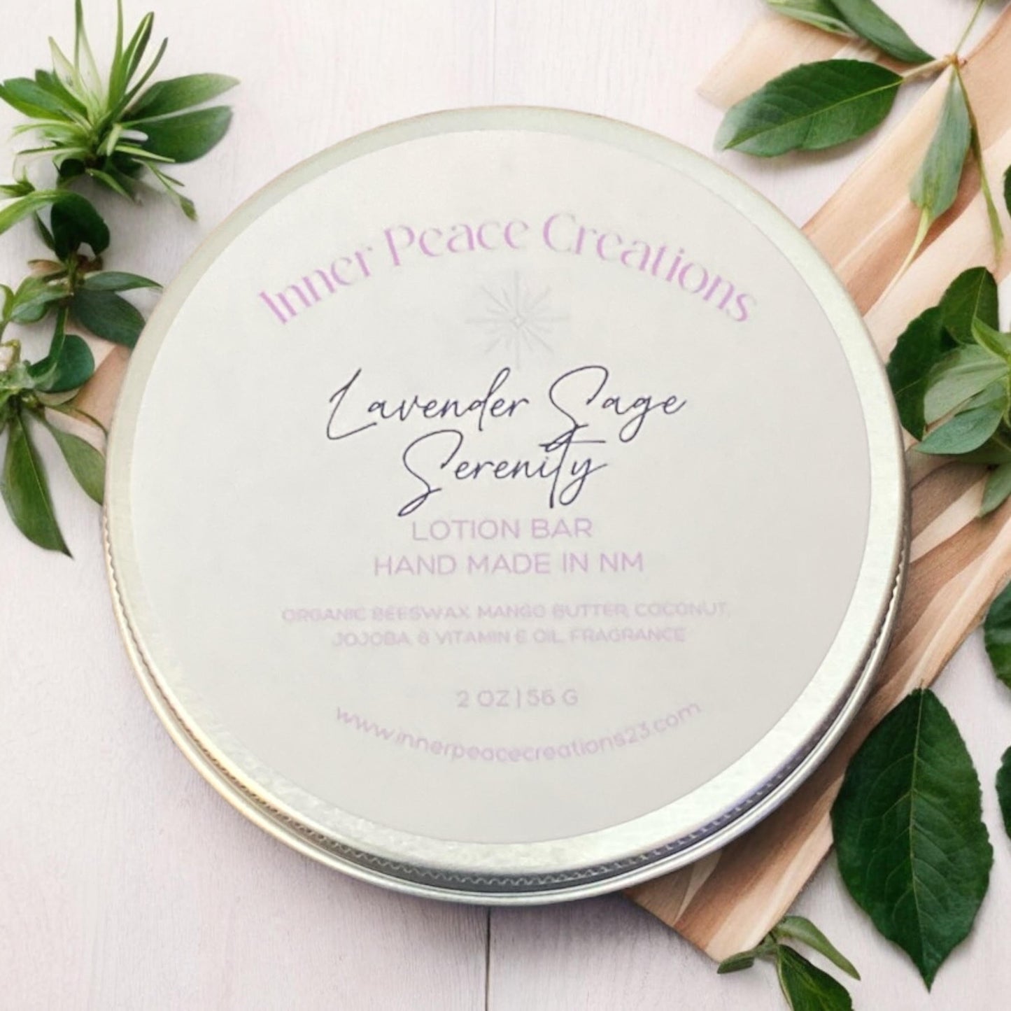 Lavender Sage Serenity Solid Lotion Bar