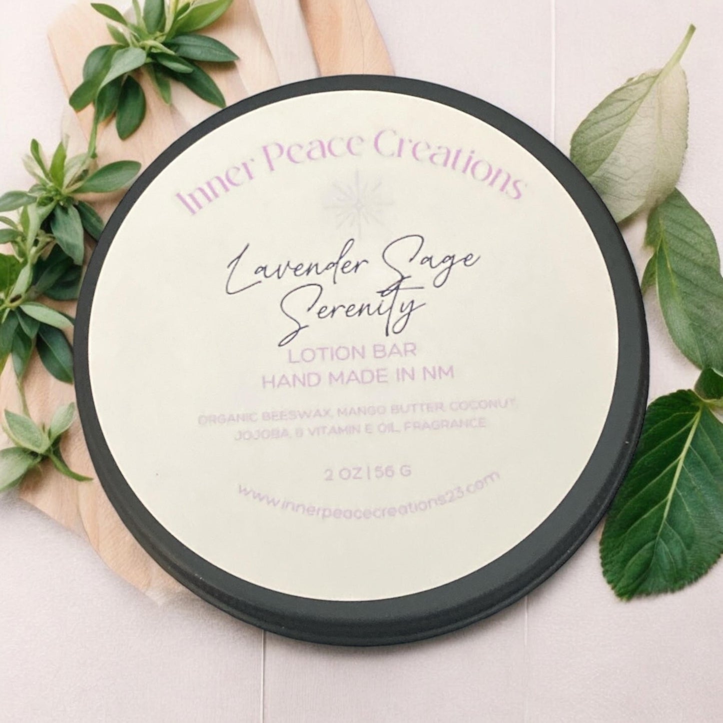 Lavender Sage Serenity Solid Lotion Bar