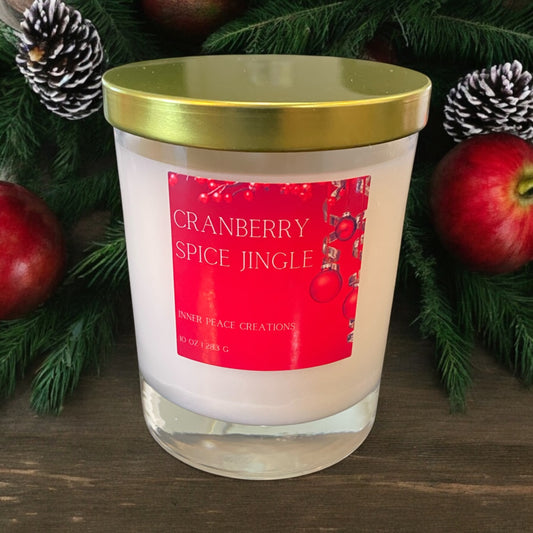 Cranberry Spice Jingle Candle